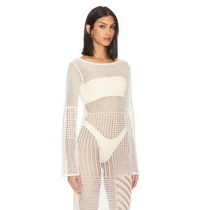 Revolve Evea Maxi Knit Dress in White
L'Academie